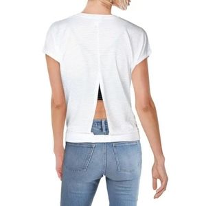 NWT Splendid Sheer Back Cutout Tee